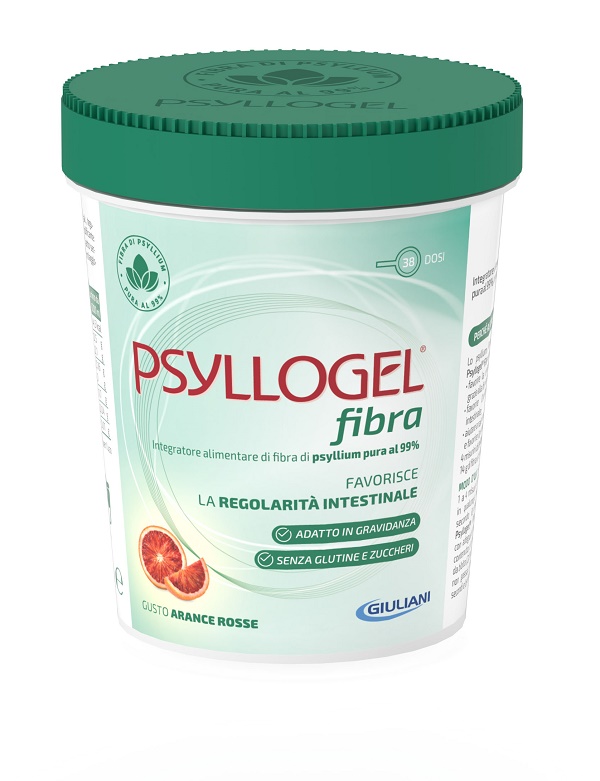 PSYLLOGEL FIBRA ARANCE ROSSE VASO 170 G - fitfarma.it