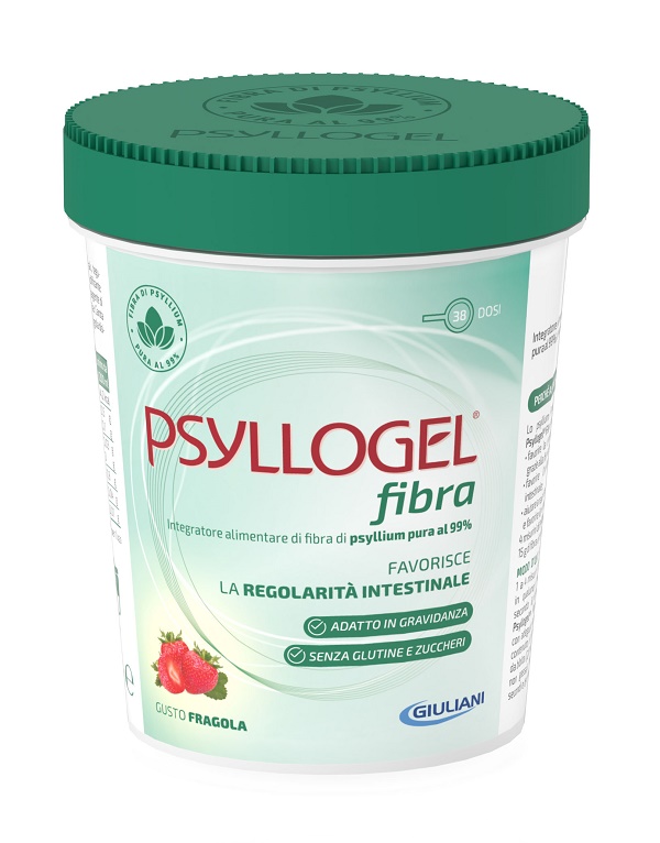 PSYLLOGEL FIBRA FRAGOLA VASO 170 G - fitfarma.it