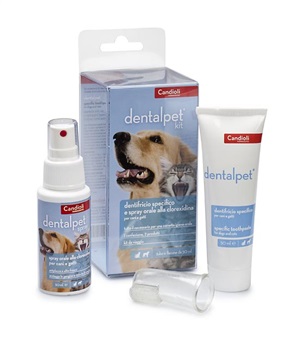 DENTALPET KIT DENTIFRICIO 50ML+SPRAY ORALE 50ML+1 DITALE - fitfarma.it