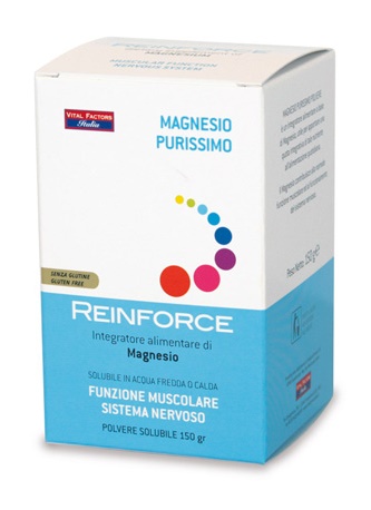 REINFORCE MAGNESIO PURISSIMO 150 GRAMMI DI POLVERE - fitfarma.it
