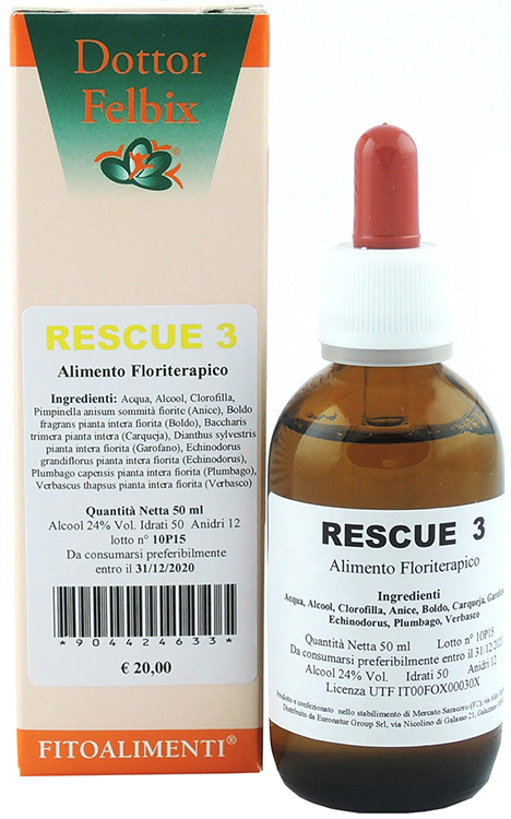 RESCUE 3 GOCCE 50 ML - fitfarma.it