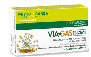 VIAGAS ENZIMI 30 COMPRESSE - fitfarma.it