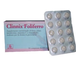 CLINNIX FOLIFERRO 30 COMPRESSE - fitfarma.it
