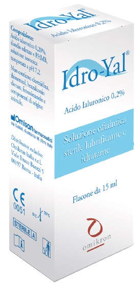 SOLUZIONE LUBRIFICANTE IDRO YAL 15 ML PER LENTI A CONTATTO - fitfarma.it