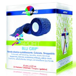 BENDA ELASTICA AUTOBLOCCANTE MASTER-AID BLUGRIP 8X4,5 - fitfarma.it