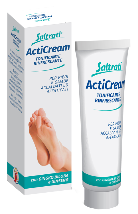 SALTRATI ACTICREAM TONIFICANTE RINFRESCANTE PER PIEDI E GAMBE 100 ML - fitfarma.it