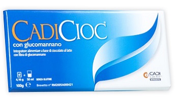 CADICIOC TAVOLETTA LATTE CON GLUCOMANNANO 100 G - fitfarma.it