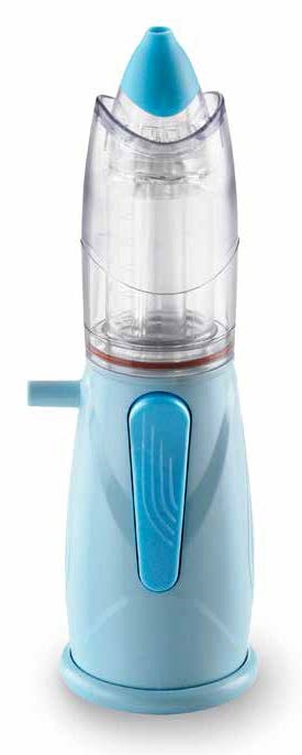 AEROSOL PER ALTE VIE RESPIRATORIE RINOWASH AZZURRO 471221 CON CAMPANA UNIVERSALE - fitfarma.it