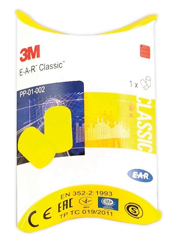 EAR TAPPO AURICOLARE IN SPUGNA 2 PEZZI - fitfarma.it