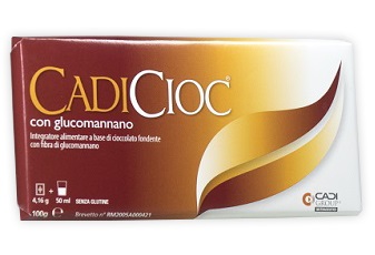 CADICIOC TAVOLETTA FONDENTE CON GLUCOMANNANO 100 G - fitfarma.it