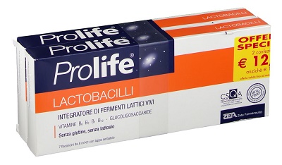 PROLIFE LACTOBACILLI DUE CONFEZIONI DA 7 FLACONCINI DA 8 ML - fitfarma.it