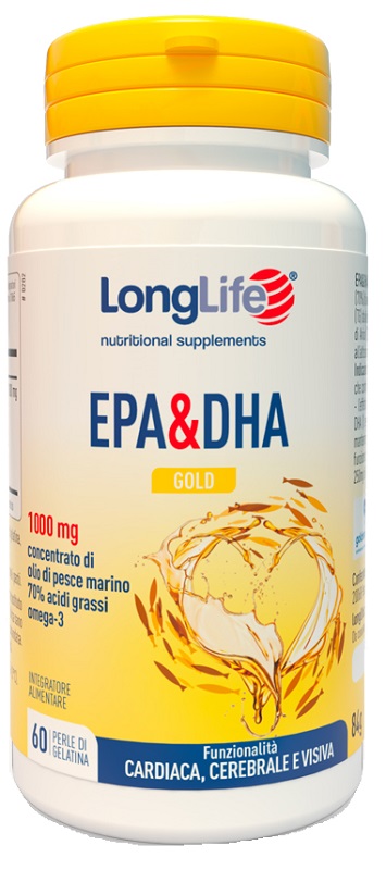 LONGLIFE EPA DHA GOLD 60 PERLE - fitfarma.it