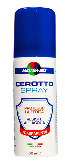 CEROTTO SPRAY MASTER-AID FLACONE 50ML CIRCA 80 APPLICAZIONI - fitfarma.it