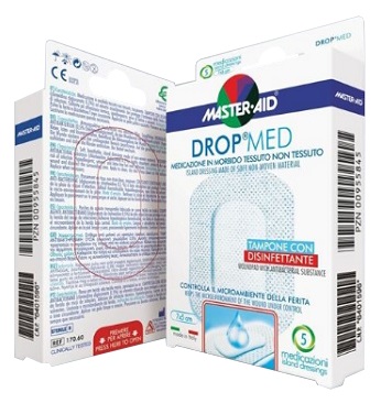 MEDICAZIONE ADESIVA MASTER-AID DROP MED 15X17 3 PEZZI - fitfarma.it