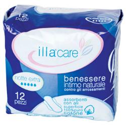 ILLA CARE ASSORBENTE NOTTE EXTRA 12 PEZZI - fitfarma.it