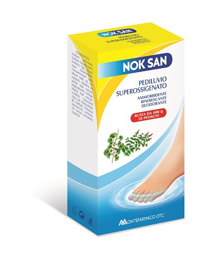 NOK SAN PEDILUVIO SUPEROSSIGENATO 400 G - fitfarma.it