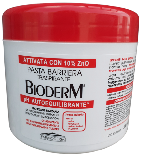 BIODERM PASTA BARRIERA ZINCO 500 ML - fitfarma.it