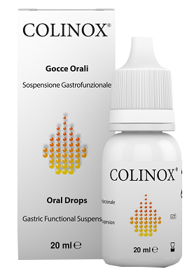 COLINOX SOSPENSIONE GASTROFUNZIONALE GOCCE OROSOLUBILI TRATTAMENTO METEORISMO AEROFAGIA COLICHE GASSOSE 20 ML - fitfarma.it