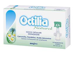 OCTILIA NATURAL GOCCE OCCHI IRRITATI E ARROSSATI 10 FLACONCINI MONODOSE 0,5 ML - fitfarma.it