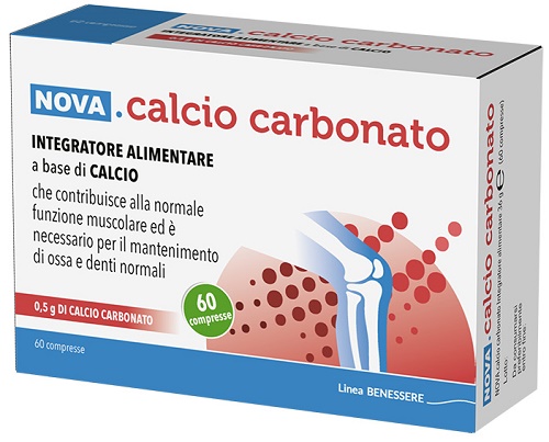 CALCIO CARBONATO 60 COMPRESSE - fitfarma.it