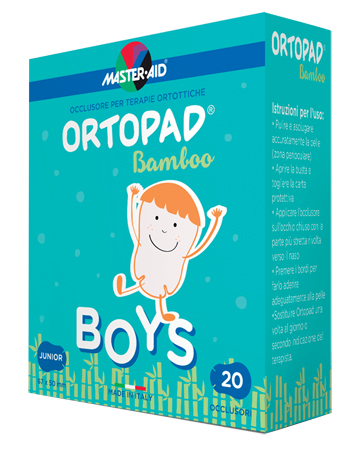 CEROTTO OCULARE PER ORTOTTICA ORTOPAD BOYS M 5,4X7,6 20 PEZZI - fitfarma.it