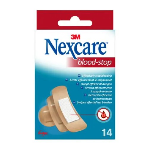 CEROTTO NEXCARE PREPARATO EMOSTATICI NEXCARE BLOOD STOP 14 PEZZI - fitfarma.it