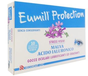 EUMILL PROTECTION GOCCE OCULARI 10 FLACONCINI MONODOSE 0,5 ML - fitfarma.it