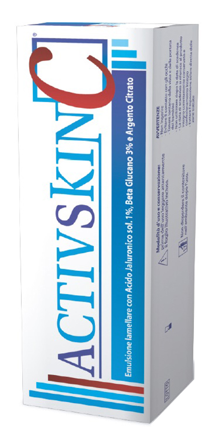 EMULSIONE IAMELLARE ACTIV SKIN CON ACIDO JALURONICO 1% BETA GLUCANO 3% E ARGENTO CITRATO 30 ML - fitfarma.it
