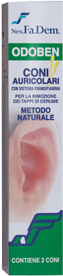 ODOBEN CONO PER PULIZIA AURICOLARE 2 PEZZI - fitfarma.it
