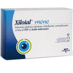 SOLUZIONE OFTALMICA IDRATANTE LUBRIFICANTE XILOIAL 20 MONODOSE DA 0,5ML - fitfarma.it
