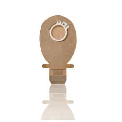 SACCA PER ILEOSTOMIA SISTEMA A 2 PEZZI SENSURA CLICK APERTA RICOPERTA IN TNT FORO 50 MM CAPACITA' 420 ML 30 PEZZI - fitfarma.it
