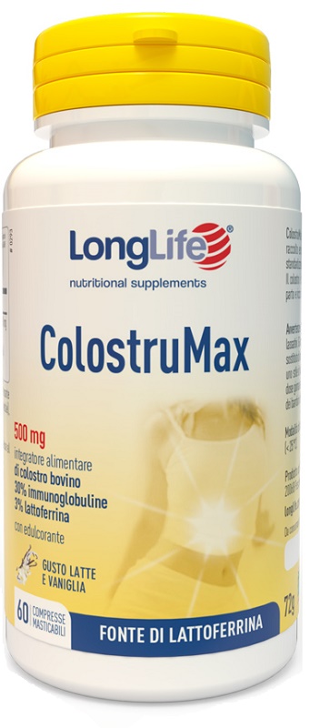 LONGLIFE COLOSTRUMAX 60 TAVOLETTE - fitfarma.it