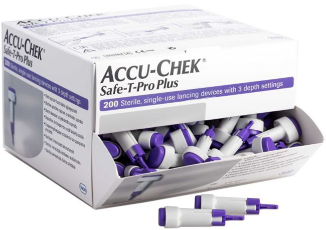 LANCETTE PUNGIDITO ACCU-CHEK SAFE T PRO PLUS PD 200 PEZZI - fitfarma.it