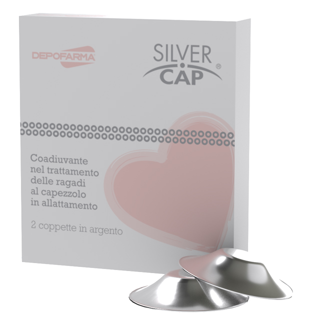 SILVER CAP COPPETTE IN ARGENTO COPRI CAPEZZOLI PER ALLATTAMENTO 2 PEZZI - fitfarma.it