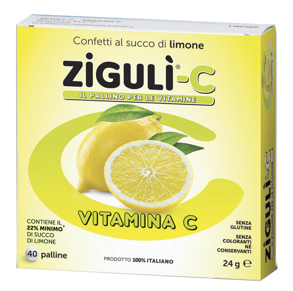 ZIGULI C LIMONE 40 CONFETTI 24 G - fitfarma.it