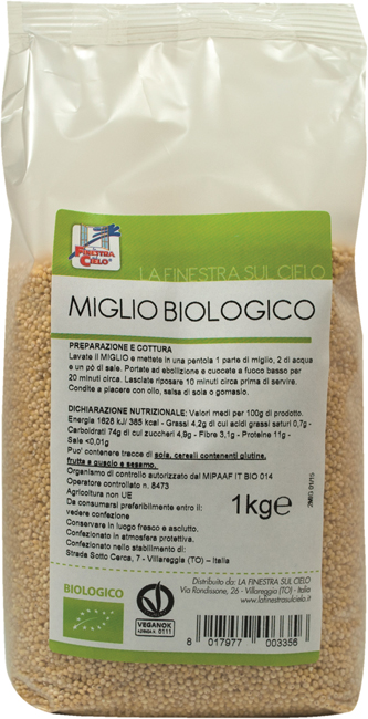 FSC MIGLIO DECORTICATO BIO 1 KG - fitfarma.it