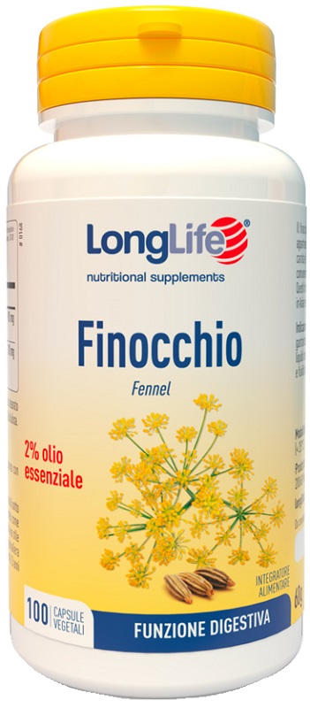 LONGLIFE FINOCCHIO 1% 100 CAPSULE VEGETALI - fitfarma.it