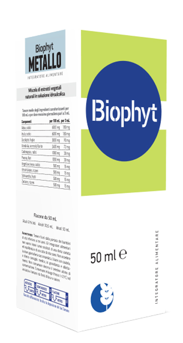 BIOPHYT METALLO 50 ML SOLUZIONE IDROALCOLICA - fitfarma.it