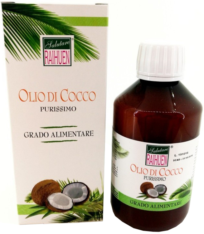 RAIHUEN OLIO COCCO GRADO ALIMENTARE 100 ML - fitfarma.it
