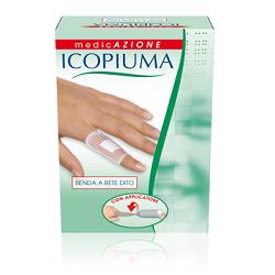 BENDA ICOPIUMA A COMPRESSIONE FISIOLOGICA RETE DITO CAL 1 1 PEZZO CON APPLICATORE - fitfarma.it