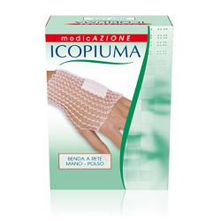 BENDA ICOPIUMA A COMPRESSIONE FISIOLOGICA PER MANO E POLSO CAL 3 1 PEZZO - fitfarma.it