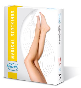 GLORIAMED COMFORT 142 GAMBALETTO LUNGO BEIGE MISURA EXTRA LARGE 1 PAIO - fitfarma.it