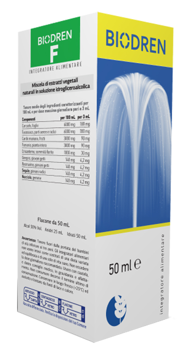 BIODREN F 50 ML SOLUZIONE IDROALCOLICA - fitfarma.it