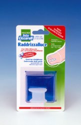 RADDRIZZA ALLUCE IN GEL DI SILICONE BIANCO SEMITRASPARENTE SAGOMATA PER PROTEGGERE E RIALLINEARE L'ALLUCE EVITANDO LO SFREGAMENTO FRA IL PRIMO E IL SECONDO DITO IGIENEPIEDE 1 PEZZO - fitfarma.it
