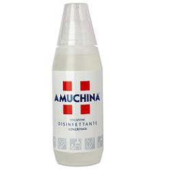 DISINFETTANTE IGIENIZZANTE A BASE DI IPOCLORITO DI SODIO ANTIMICROBICO AD AMPIO SPETTRO D'AZIONE AMUCHINA LIQUIDA 100% 500 ML - fitfarma.it