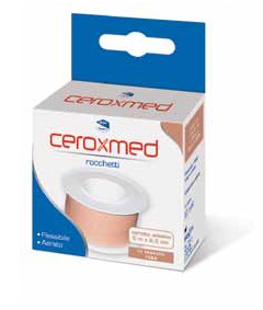 CEROTTO IN ROCCHETTO CEROXMED AERATO IN TESSUTO ROSA 500X2,50 CM 1 PEZZO - fitfarma.it