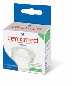 CEROTTO ADESIVO IN ROCCHETTO CEROXMED IN SETA AERATO IPOALLERGENICO BIANCO 500X2,5 CM 1 PEZZO - fitfarma.it