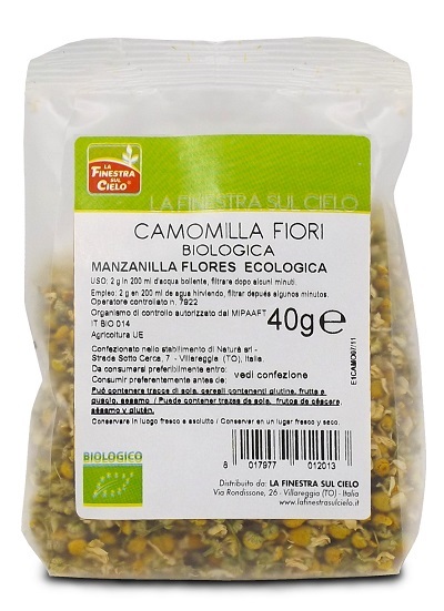 FSC CAMOMILLA FIORI INTERI BIO 40 G - fitfarma.it
