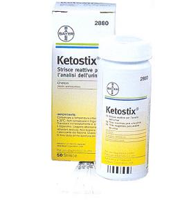 STRISCE MISURAZIONE CHETONURIA KETOSTIX 50 PEZZI - fitfarma.it