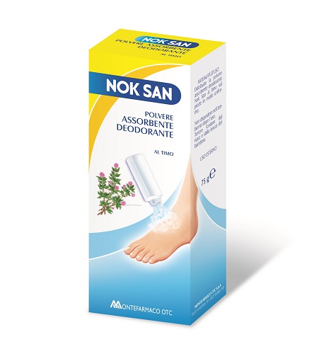 NOK SAN POLVERE ASSORBENTE DEODORANTE 75 G - fitfarma.it
